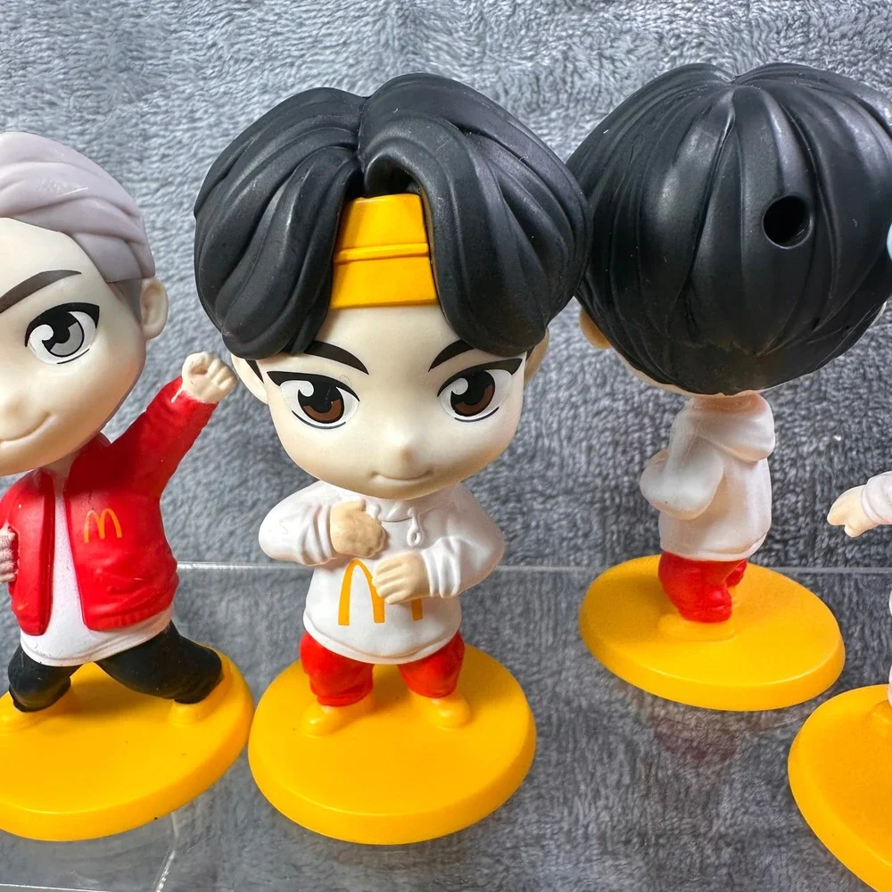 McDonald's K-Pop Chibi Figure Lot of 7 Mixed Year Promo‎ Collectible Toys
